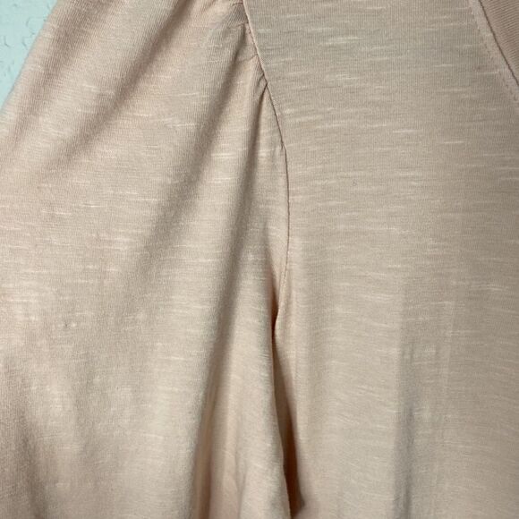 Sundry by Anthropologie Pale Pink Long Sleeve Ruched Dress - Picture 3 of 12